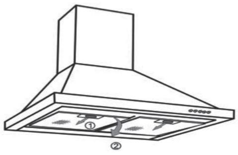 BRANDT AD 1006 W - - Smontaggio del filtro modulare - 1