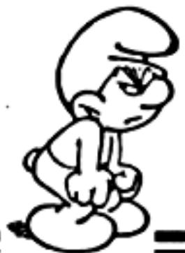 GAMES NINTENDO NES LES SCHTROUMPFS - LES COMMANDES - 2