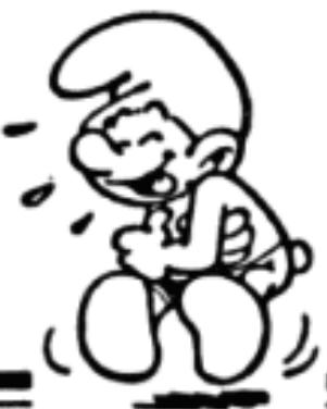 GAMES NINTENDO NES LES SCHTROUMPFS - SEQUENCES SPECIALES - 2