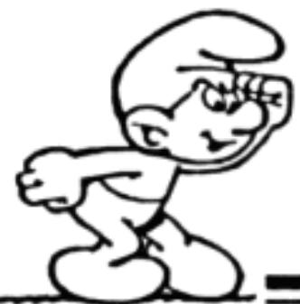 GAMES NINTENDO NES LES SCHTROUMPFS - LA LUGE - 2