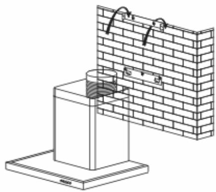 BRANDT AD916X - Fixation au mur : - 2