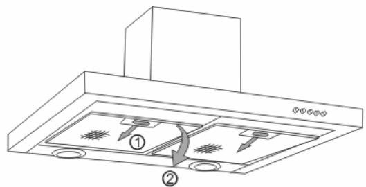 BRANDT AD916X - - Démontage du filtré cassette - 1
