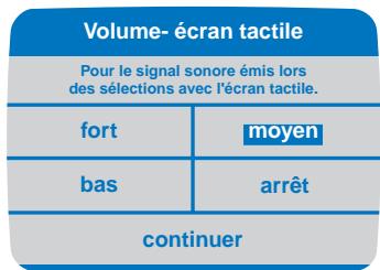 MAYTAG MAH7550AGW - Changement du volume de l'écran - 1
