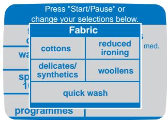 MAYTAG MAH7550AGW - SETTING A WASH PROGRAMME - 1