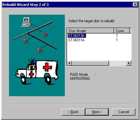 AOPEN RAID - Utiliser Rebuild Wizard - 2
