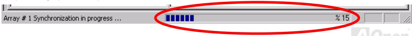 AOPEN RAID - Synchroniser Un Ensemble - 3