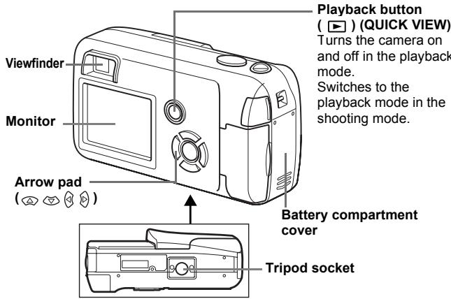 OLIMPUS D575 ZOOM - Arrow pad - 2