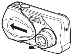 OLIMPUS D575 ZOOM - Einschalten: - 1
