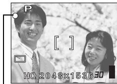 OLIMPUS D575 ZOOM - Den Auslöser vollständig nach unten drücken. - 1