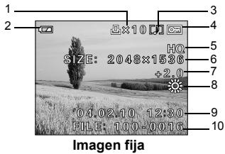 OLIMPUS D575 ZOOM - Modo de reproduccion - 1