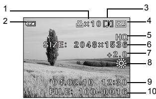 OLIMPUS D575 ZOOM - Arrow pad - 6