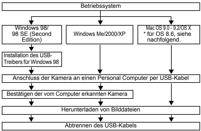 OLIMPUS D575 ZOOM - HERUNTERLADEN VON BILDERN AUF IHREN COMPUTER - 1