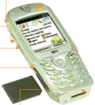 SPV E100 - emplacement des cartes SD et MMC - 1