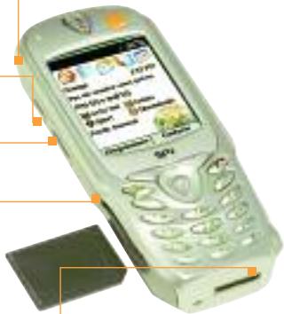 SPV E200 - emplacement des cartes SD et MMC - 1