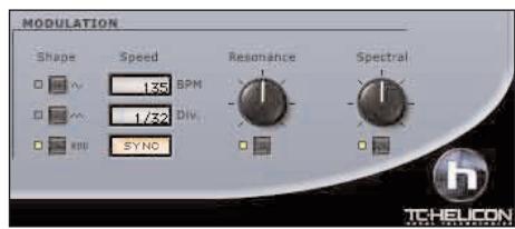 TC HELICON VOICEMODELER - Utilisation de la modulation - 1