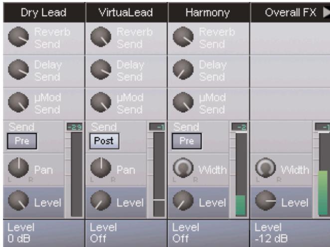 TC HELICON VOICEPRO - Réglage du mixage - 1
