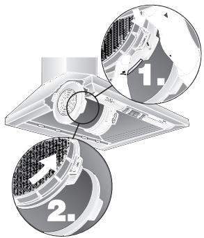 BOSCH DWW 091451 - Montar el filtro: - 1