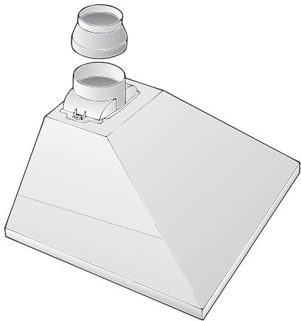 BOSCH DWW 091451 - Collegamento del tubo di scarico 100mm - 1