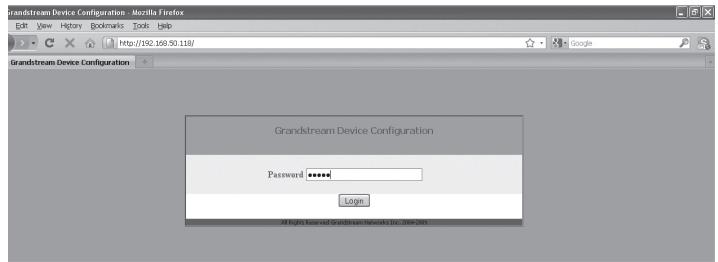 GRANDSTREAM GXP2120 - Web Tarayici kullanarak GXP2120/2110 yapilandirilmasi: - 1