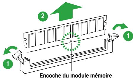 ASUS M5A78L-M LX3 - Retirer un module mémoire - 2