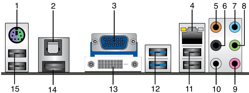 ASUS M5A97 R2.0 - Connecteurs arrirées - 1