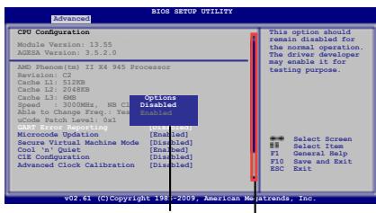 ASUS M5A97 R2.0 - Barre de défilament - 1