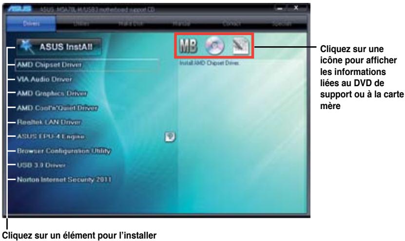 ASUS M5A97 R2.0 - Pour lancer le DVD de support - 2