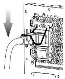 ENERMAX PLATIMAX EPM1350EWT 80PLUS PLATINUM - AC cord can get loose in many ways. The ENERMAX CordGuard lock can fix your AC cord tightly to the PSU, so that it will not be easily detached and avoid shut-downs of your PC. The following is CordGuard installation: - 4