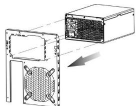 ENERMAX REVOLUTION87 ERV550AWT-G 80PLUS GOLD,  REVOLUTION87 ERV550AWT-G 80PLUS GOLD,  REVOLUTION87 ERV650AWT-G 80PLUS GOLD,  REVOLUTION87 ERV750AWT-G 80PLUS GOLD,  REVOLUTION87 ERV850EWT-G 80PLUS GOLD - BnIka IIHTaHnma MoKet cJIyauH OTOeINHITbC8 O6Ioka IIHTaHn. ENERMAX-CordGuard 3aKpeIIJAEr BnIKy B rHe3Je 6Ioka IIHTaHn. OH IpeIOBpaIIaEe He3aIIaHnpOBaHHbIe c6oH cNCTeMbI cBraHHbIe co cJIyauHbIM OTKJIIOUeHNm. - 1