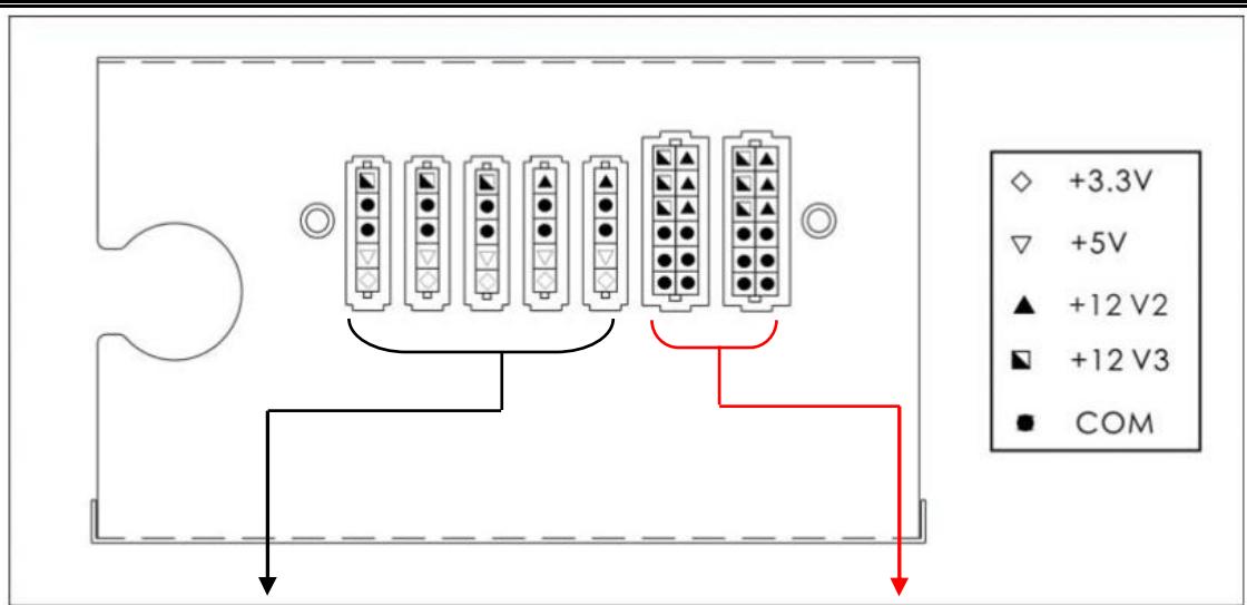 ENERMAX REVOLUTION87 ERV550AWT-G 80PLUS GOLD,  REVOLUTION87 ERV550AWT-G 80PLUS GOLD,  REVOLUTION87 ERV650AWT-G 80PLUS GOLD,  REVOLUTION87 ERV750AWT-G 80PLUS GOLD,  REVOLUTION87 ERV850EWT-G 80PLUS GOLD - KABLE I ZLACZA - 1
