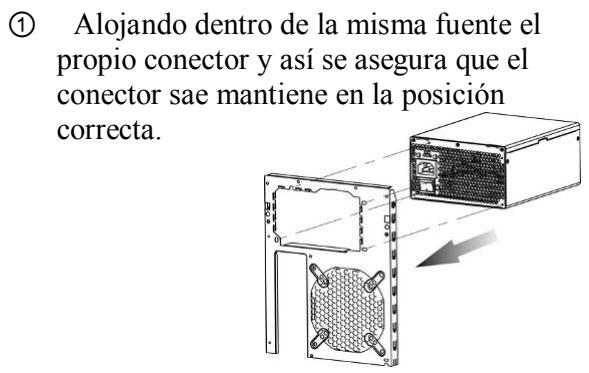 ENERMAX REVOLUTION87 ERV550AWT-G 80PLUS GOLD,  REVOLUTION87 ERV550AWT-G 80PLUS GOLD,  REVOLUTION87 ERV650AWT-G 80PLUS GOLD,  REVOLUTION87 ERV750AWT-G 80PLUS GOLD,  REVOLUTION87 ERV850EWT-G 80PLUS GOLD - El cable de Alimentación puede ser desconnectado accidentallymente de la fuente de alimentación occasionando apagados sin avis y días en el PC, Enermax dispone de la Tecnología CordGuard mantenentiendo el conductor en su posición correcta y evitando accidentesfortuitos. - 1