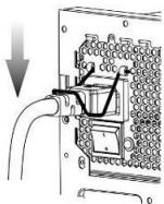 ENERMAX REVOLUTION87 ERV550AWT-G 80PLUS GOLD,  REVOLUTION87 ERV550AWT-G 80PLUS GOLD,  REVOLUTION87 ERV650AWT-G 80PLUS GOLD,  REVOLUTION87 ERV750AWT-G 80PLUS GOLD,  REVOLUTION87 ERV850EWT-G 80PLUS GOLD - Il cavo di alimentazione AC, più sconnettersi a seguito di sollecitazioni improprie. Il dispositorio Enermax CordGuard, mantiene saldamente in posizione il connettore di alimentazione, evitando spegnimenti improvisi ed il danneggiamento del PC. - 4