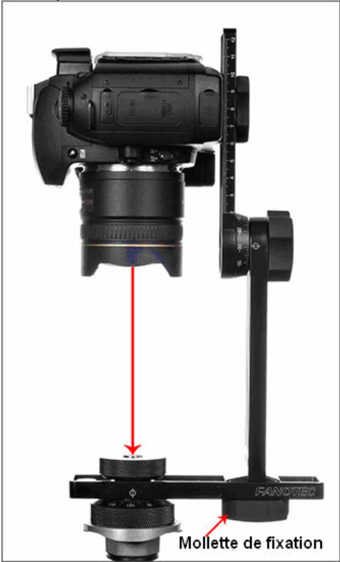 FANOTEC NODAL NINJA 3 - – Positionnement de l'appareil photo sur la pupille d'entrée - 2