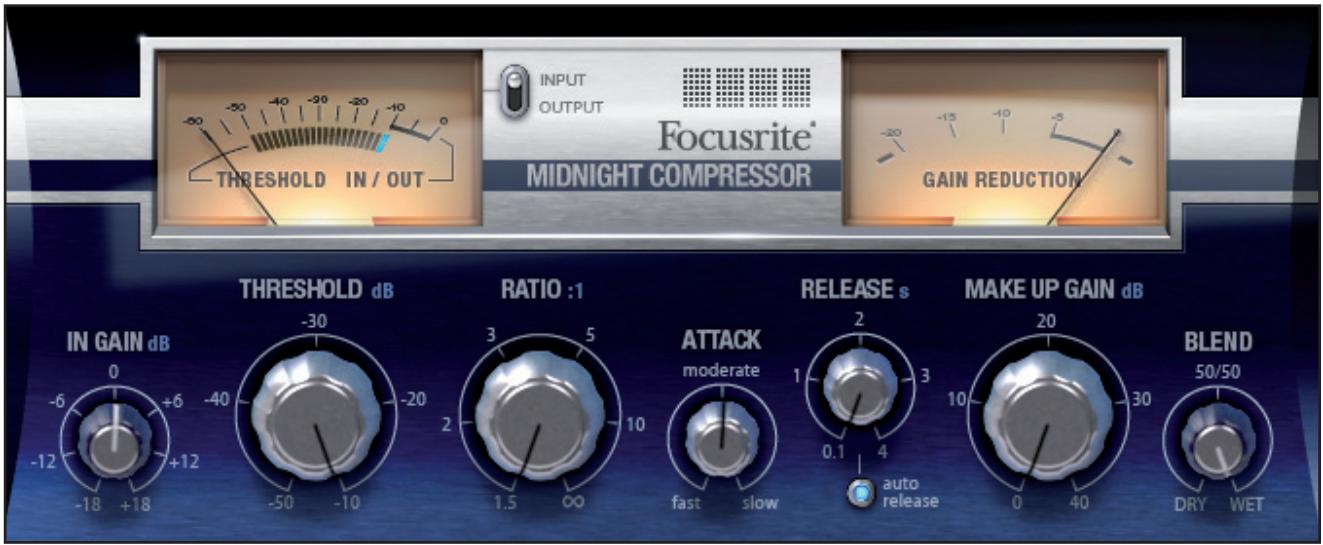 FOCUSRITE MIDNIGHT PLUG-IN SUITE - Compressor (compresseur) - 1