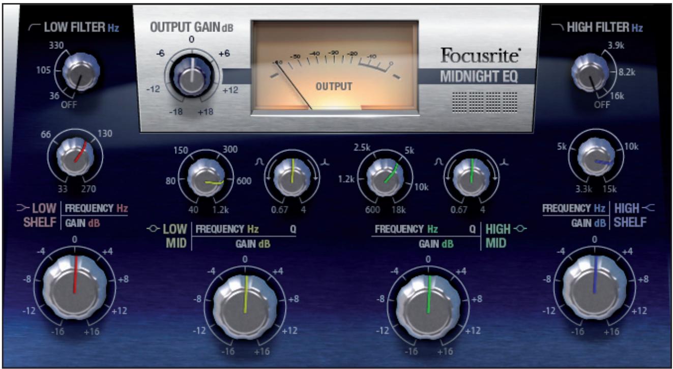 FOCUSRITE MIDNIGHT PLUG-IN SUITE - EQ (égaliseur) - 1