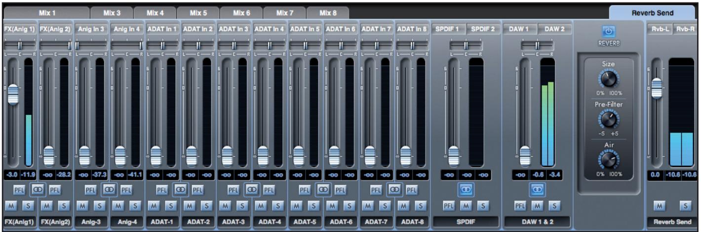 FOCUSRITE SAFFIRE PRO 24 DSP - Section Reverb - 1