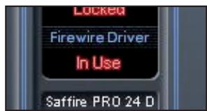 FOCUSRITE SAFFIRE PRO 24 DSP - FireWire Driver In Use - 1