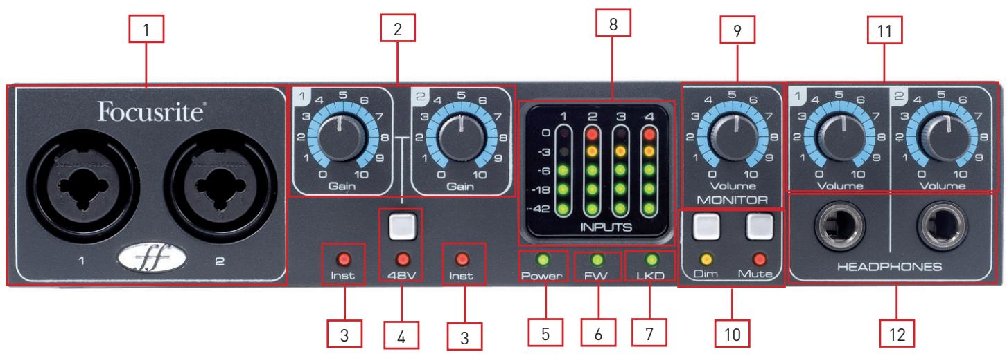 FOCUSRITE SAFFIRE PRO 24 DSP - Face avant - 1