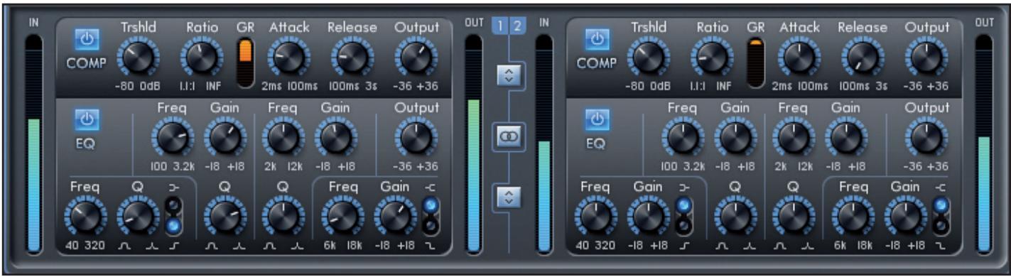 FOCUSRITE SAFFIRE PRO 24 DSP - Section Effets d'entrée - 1