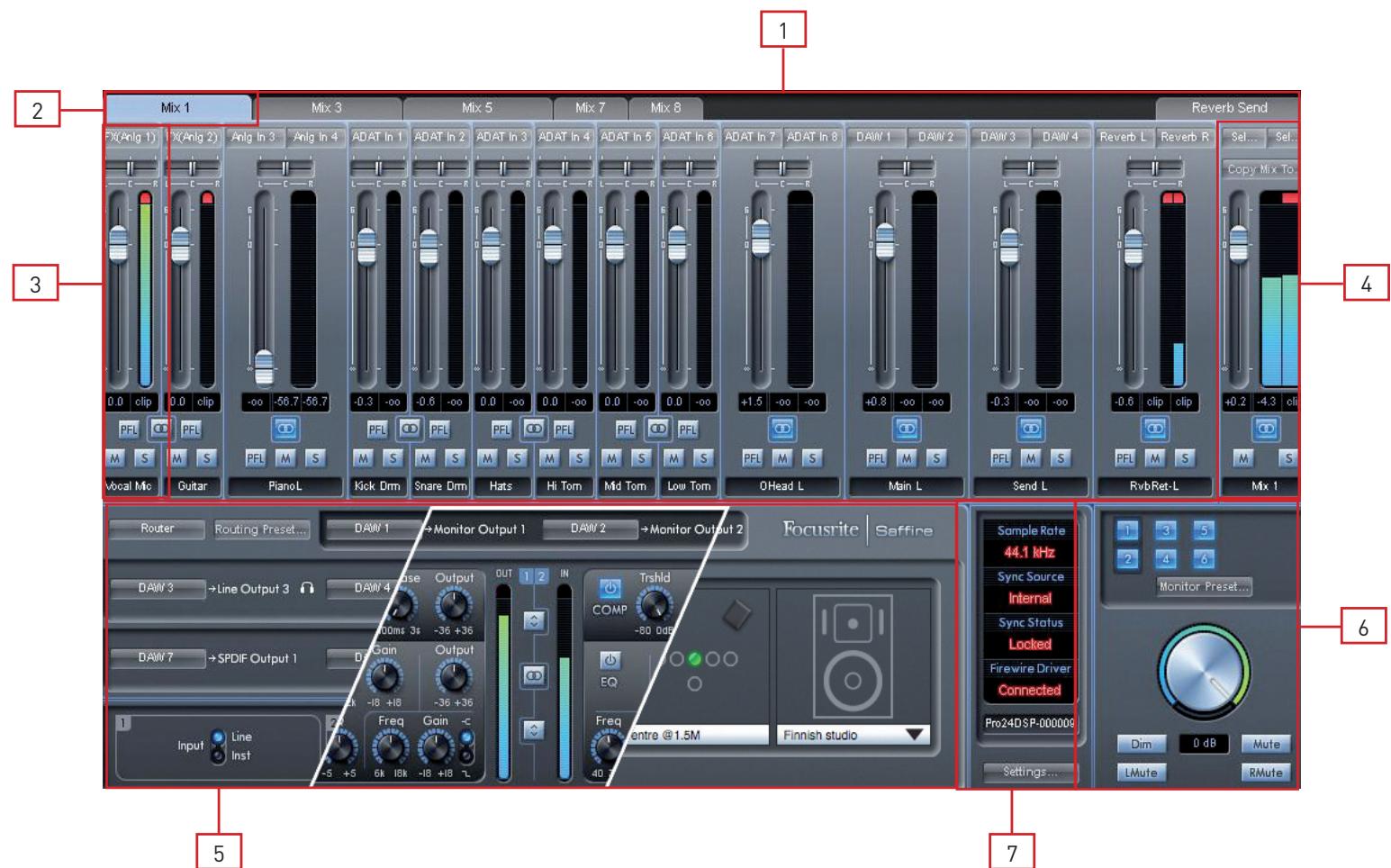 FOCUSRITE SAFFIRE PRO 24 DSP - Mac - 1