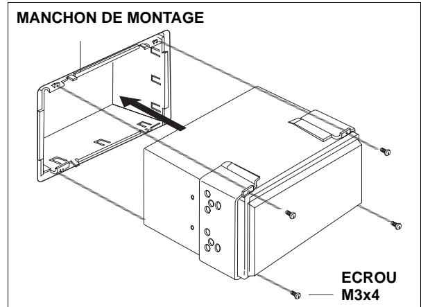JENSEN VOYAGER VM9022 - Installation en utilisant le demi-manchon - 3