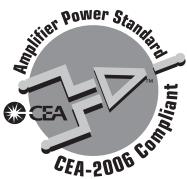 JENSEN VOYAGER VM9022 - CEA Power Ratings - 1