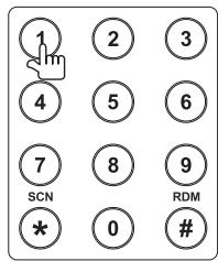 JENSEN VOYAGER VM9022 - Entering the Default Password - 1