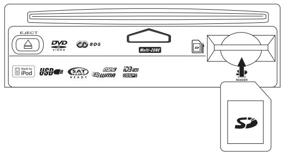 JENSEN VOYAGER VM9022 - Cargando una Tarjeta SD - 1