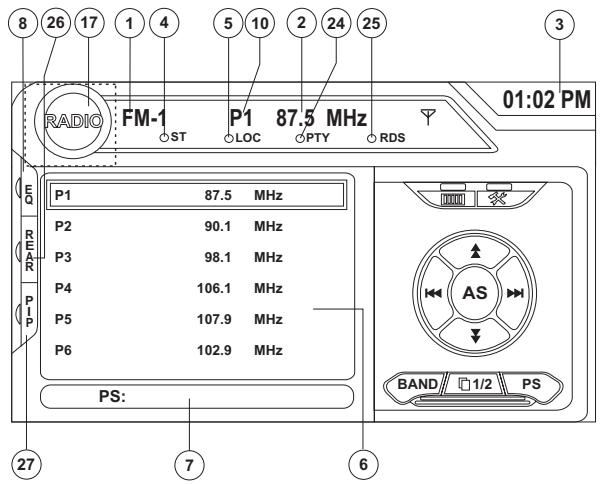 JENSEN VOYAGER VM9022 - Tuner TFT Display - 1