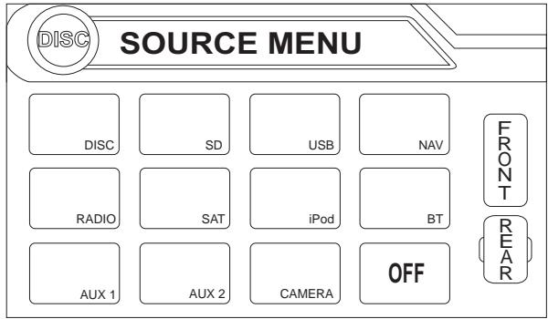 JENSEN VOYAGER VM9022 - Source Menu - 1