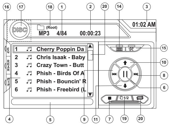 JENSEN VOYAGER VM9022 - Interfaz deforko de MP3 - 1