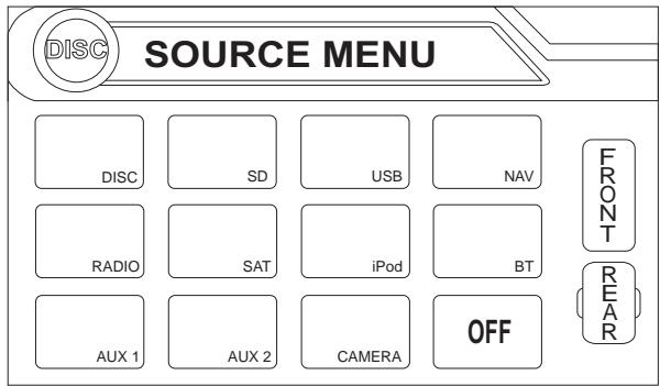 JENSEN VOYAGER VM9022 - Menu de Fuente - 1