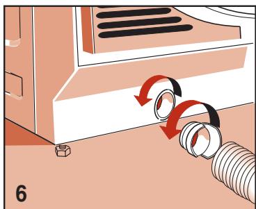 NEW POL XS 271EV - CONNECTING THE AIR EXHAUST TUBE - 2