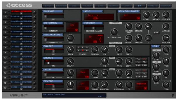 ACCESS VIRUS TI POLAR - Page FX - 1